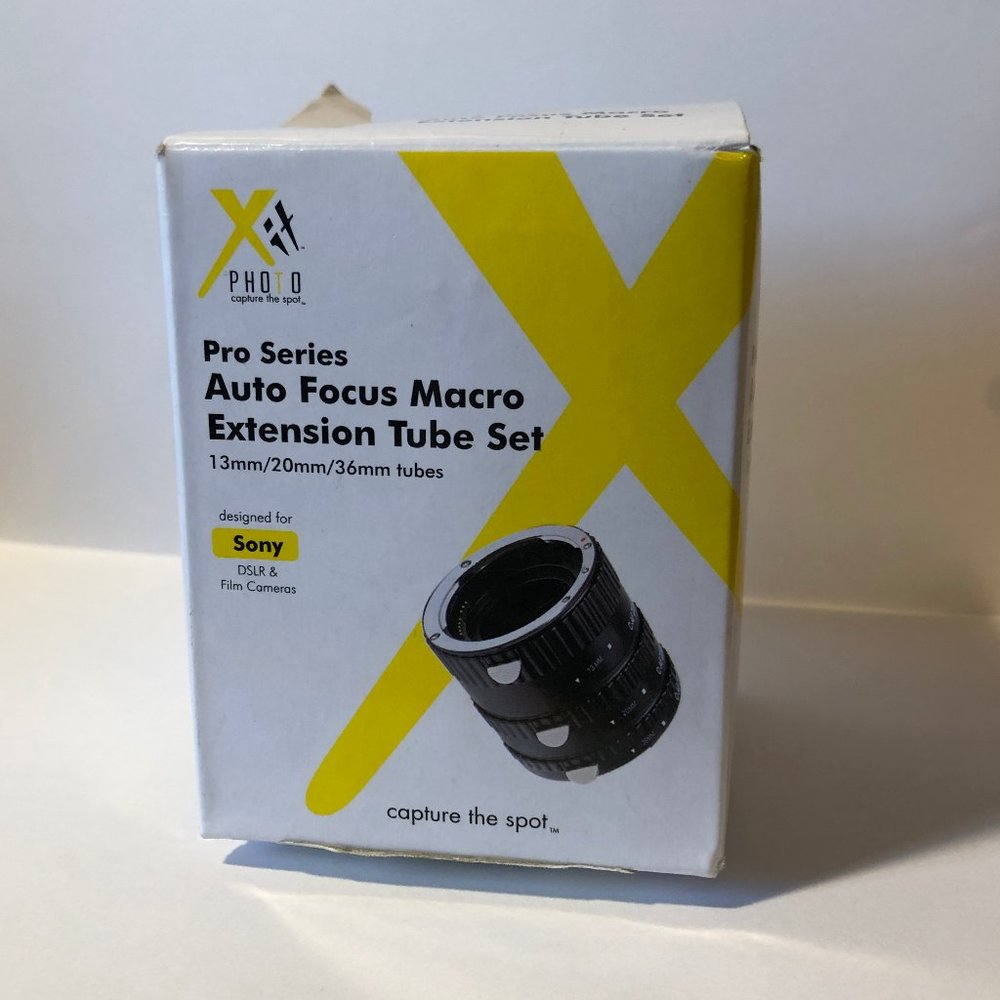 Pro Series Auto Focus Macro Extension Tube For Sony 13mm /20mm/36mm Tube Set *